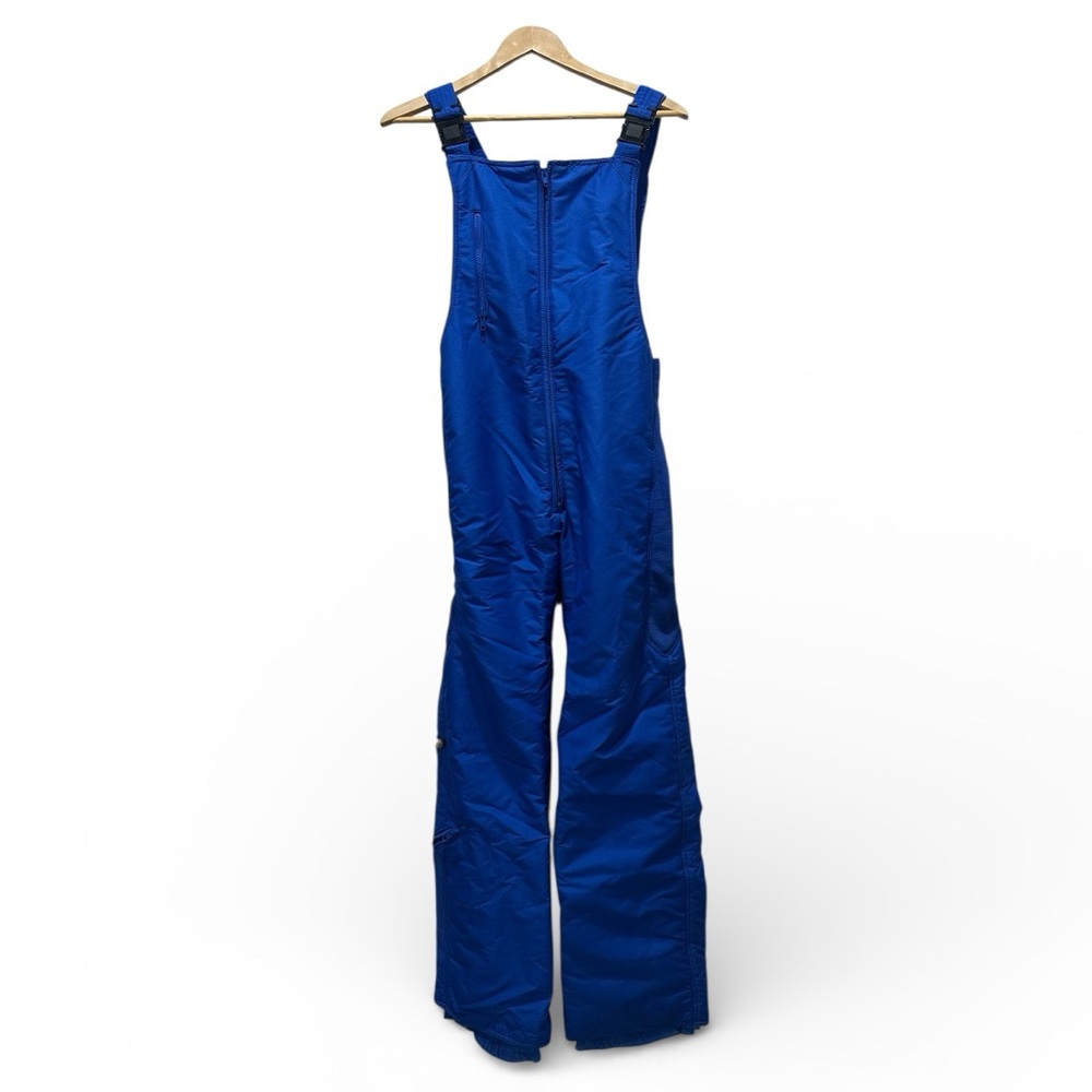 Vintage Blue 80s Liberty Bell Ski Bib Overalls